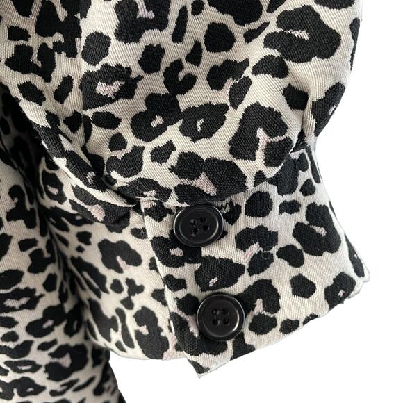 Karen Kane Cheetah Print Dress Size Small S Sheath Dress Animal Print V Neck - Picture 4 of 8